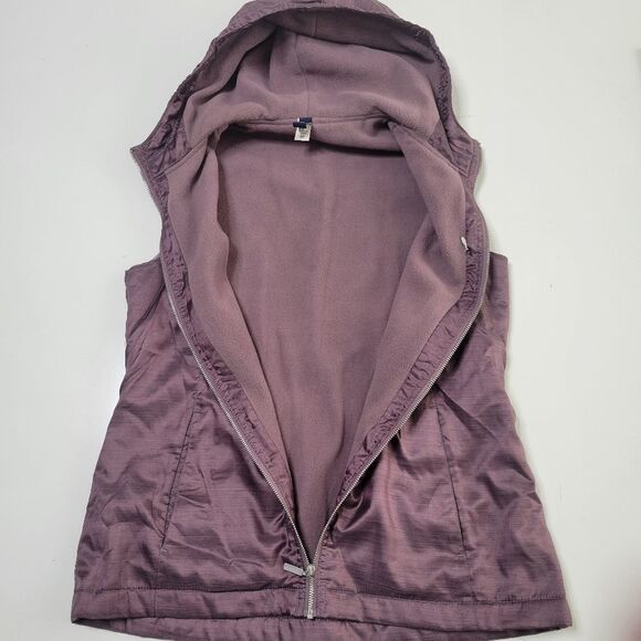 MAUVE PURPLE LIGHTWEIGHT GOLF BEACH HIKING ZIP VEST w/ pockets GEAR M MEDIUM - Picture 5 of 13
